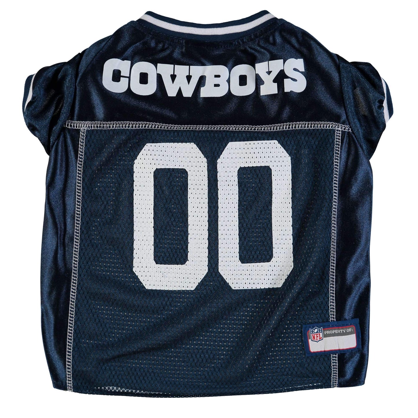 NFL Dallas Cowboys Dog Jersey, Size: Small. Best Football Jersey Costume for Dogs & Cats. Licensed Jersey Shirt