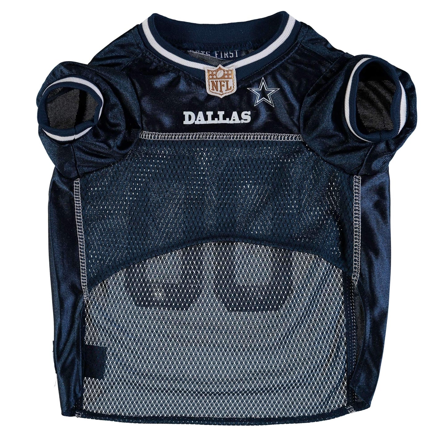 NFL Dallas Cowboys Dog Jersey, Size: Small. Best Football Jersey Costume for Dogs & Cats. Licensed Jersey Shirt