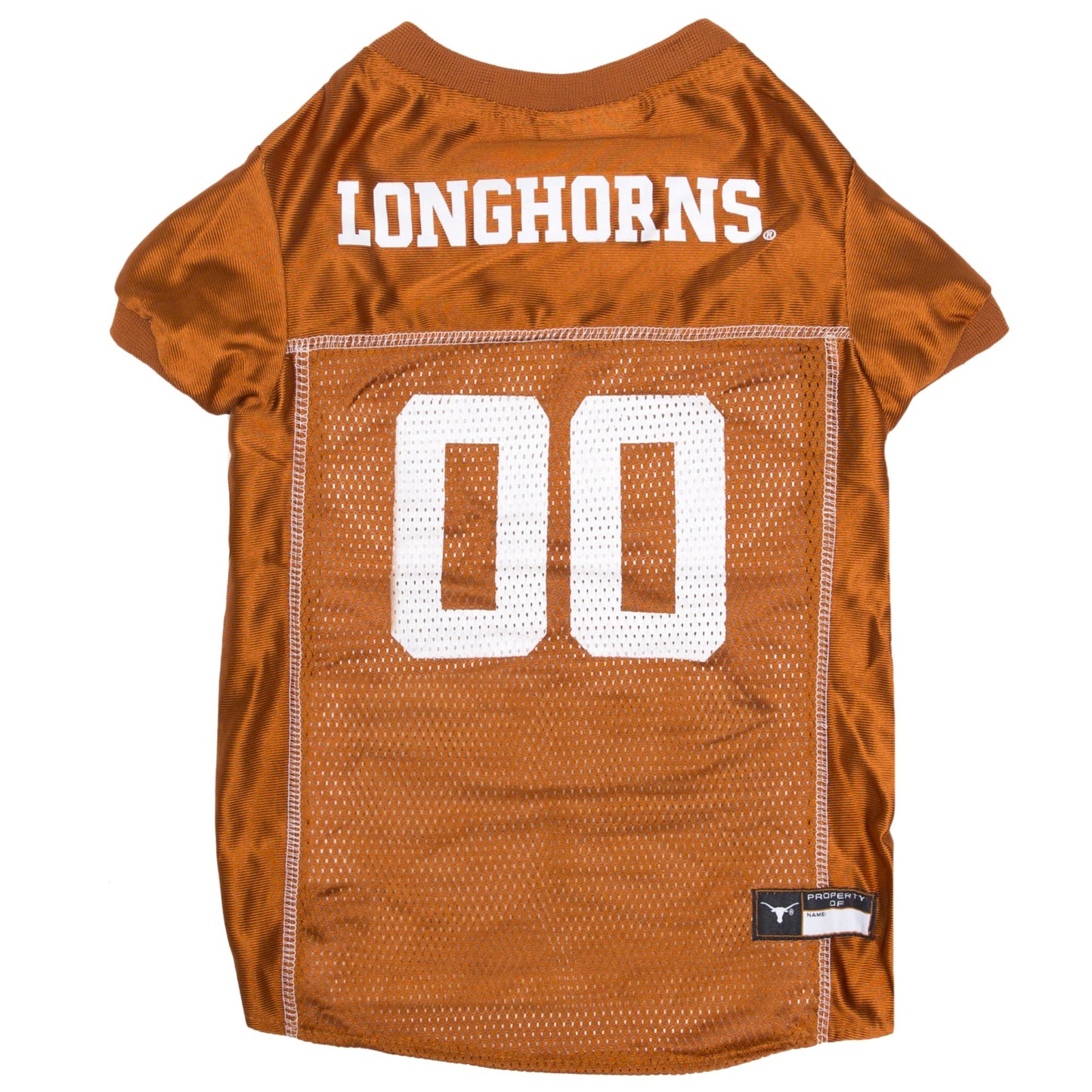 Pets First NCAA College Texas Longhorns Mesh Jersey for DOGS & CATS, Size Medium, Licensed Dog Jersey with your Favorite Football/Basketball College Team